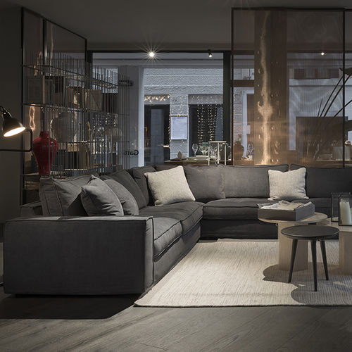 Modular sofa - KEY WEST MODULAR - VILLEVENETE BY GATTI - design / fabric / leather