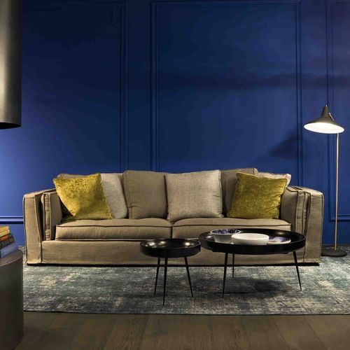 Design sofa - LANDSCAPE - VILLEVENETE BY GATTI - fabric / with armrests / with removable cushion