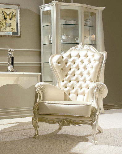 Chesterfield armchair - BARONESSA  - GIUSTI PORTOS - fabric