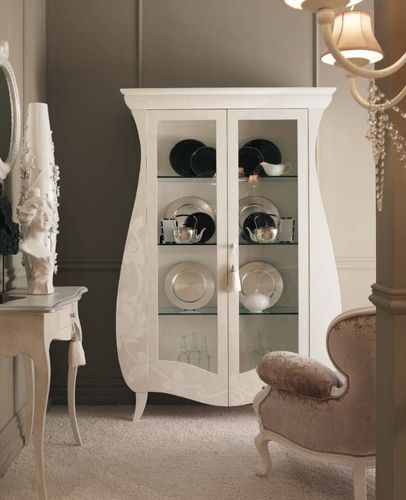New Baroque design display case - GLAMOUR - GIUSTI PORTOS - wooden