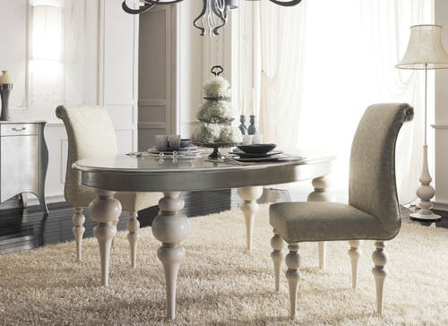 Classic dining table - DOLCEVITA - GIUSTI PORTOS - wooden / oval / home