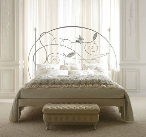 Double bed - ACQUARIUS - GIUSTI PORTOS - traditional / wrought iron