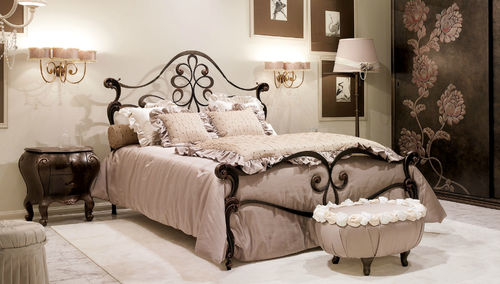 Double bed - HILTON  - GIUSTI PORTOS - traditional / wrought iron