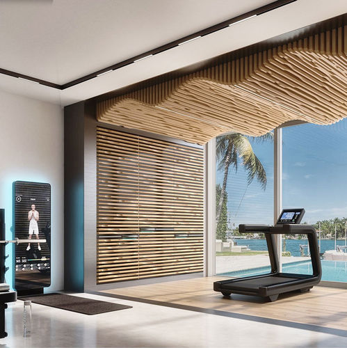 Wooden decorative panel - Gymnasium - Santo Passaia Furniture - for interior / home