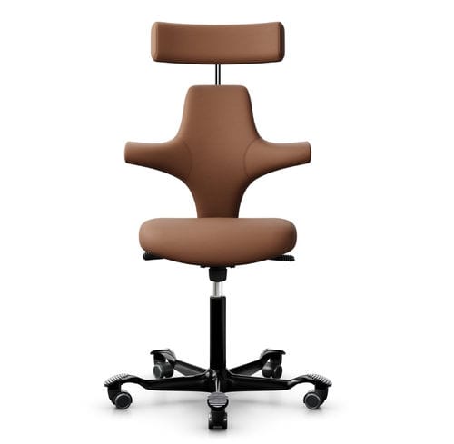 Fabric task chair CAPISCO 8127 H G metal on casters