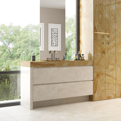 Free-standing washbasin cabinet - LONDRA - I CONCI - stone / contemporary / without door
