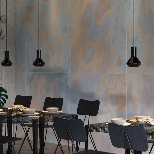 Porcelain stoneware tile - HOILY  - IRIS CERAMICA - smooth / textured / indoor