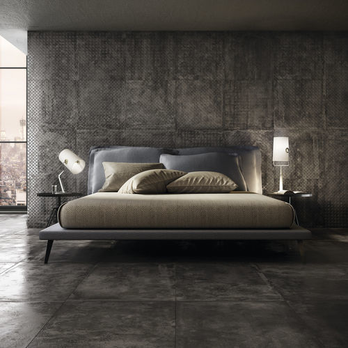 Porcelain stoneware tile - STAGE - IRIS CERAMICA - polished / embossed / textured