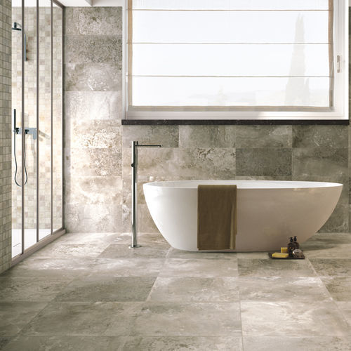Porcelain stoneware tile - SHIRE - IRIS CERAMICA - polished / natural finish / printed