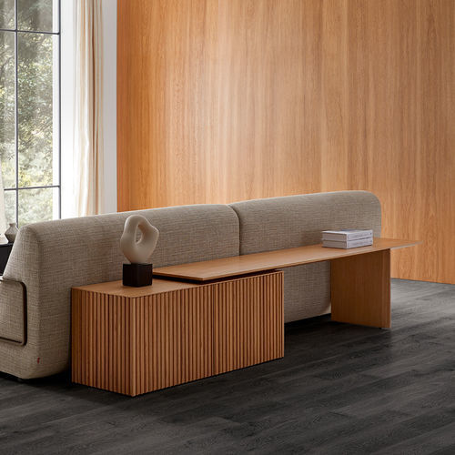 Contemporary sideboard - VELASCA  - punt mobles - oak / ebony / modular