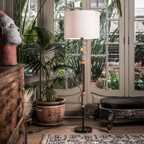 Floor-standing lamp - FRANK  - METALARTE - steel / nickel / copper