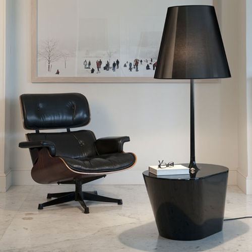 Floor-standing lamp - AMÉRICA - METALARTE - fabric / polyurethane / cardboard