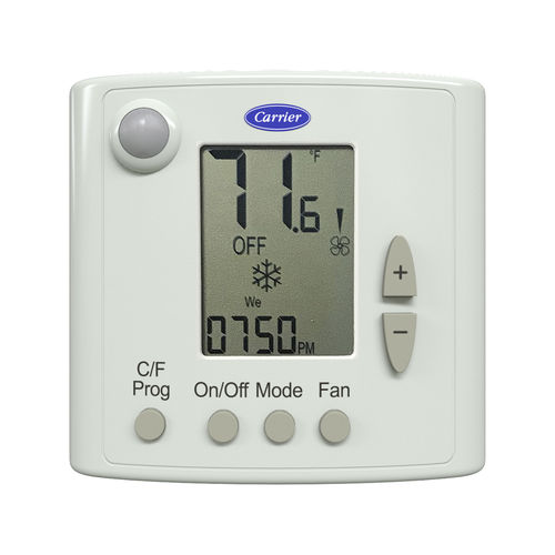 Electronic thermostat - COMFORTVU™ TB-C - CARRIER commercial - programmable / for heating / for air conditioning