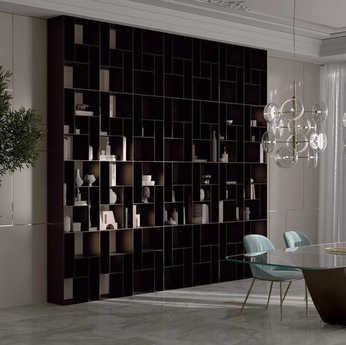 Wall-mounted bookcase - ATENA - BONTEMPI CASA - modular / contemporary / commercial