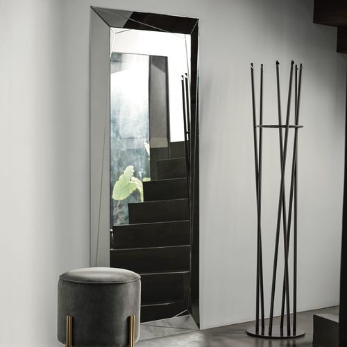 Wall-mounted mirror - DIAMANTE - BONTEMPI CASA - contract / minimalist design / rectangular