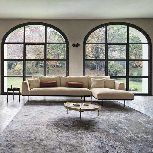Modular sofa - DAKOTA - BONTEMPI CASA - contemporary / fabric / feather