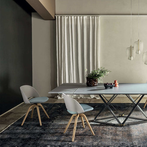 Contemporary chair - POLO - BONTEMPI CASA - indoor / fabric / leather