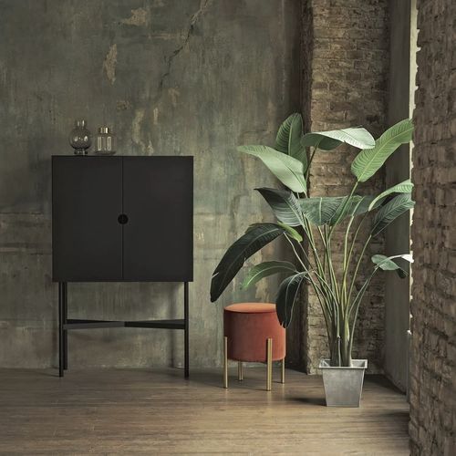 Contemporary sideboard - MADISON - BONTEMPI CASA - lacquered wood / lacquered metal / glass