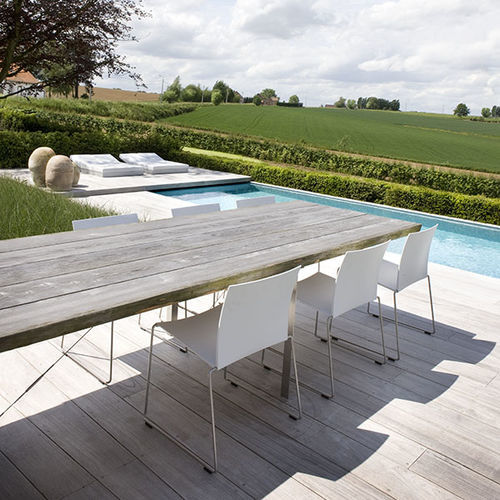 Contemporary chair - M1 - MDF Italia - indoor / outdoor / fabric