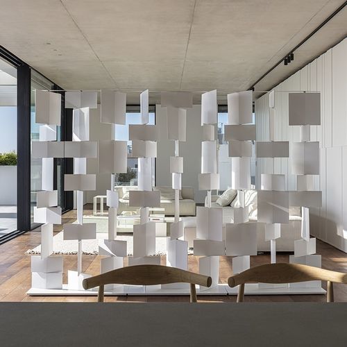 Aluminum room divider - DIVIDE IT - MDF Italia - indoor / on casters