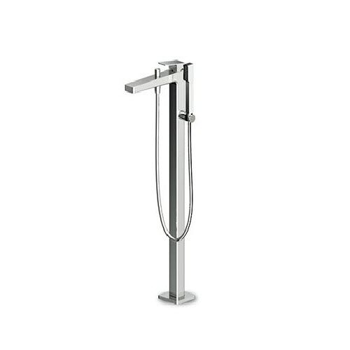 Shower mixer tap - ZIN740  - ZUCCHETTI - bathtub / freestanding / chromed metal
