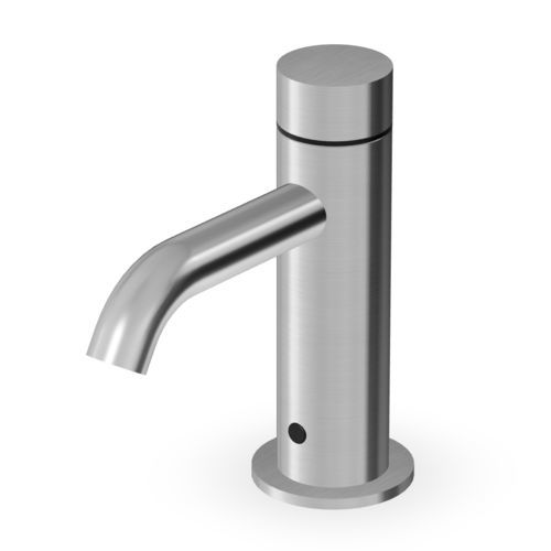 Washbasin mixer tap - ZHE728 series - ZUCCHETTI - countertop / electronic / stainless steel