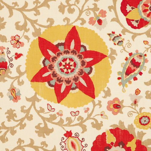 Upholstery fabric - GIPSY - TOILES DE MAYENNE - for curtain / for roller blinds / floral pattern