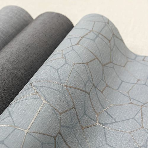 Interior wall-covering - COMBOLIN - Vescom - linen / textured / fabric look