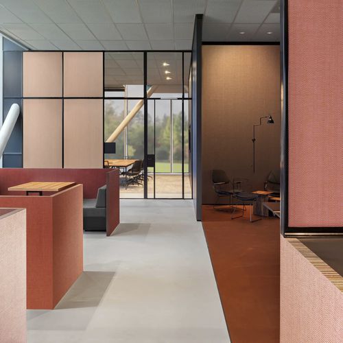Interior wall-covering - METEOR - Vescom - fabric / polyethylene / smooth
