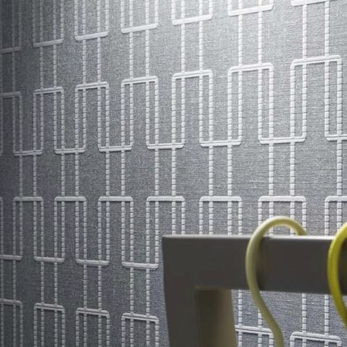 Interior wall-covering - RELIEF - Vescom - polyester / linen / textured
