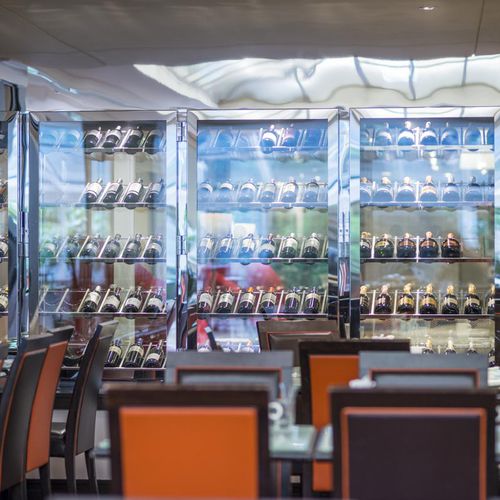 Bar wine cabinet - PULLMAN MONTPARNASSE - PROVINTECH - free-standing / stainless steel / glazed