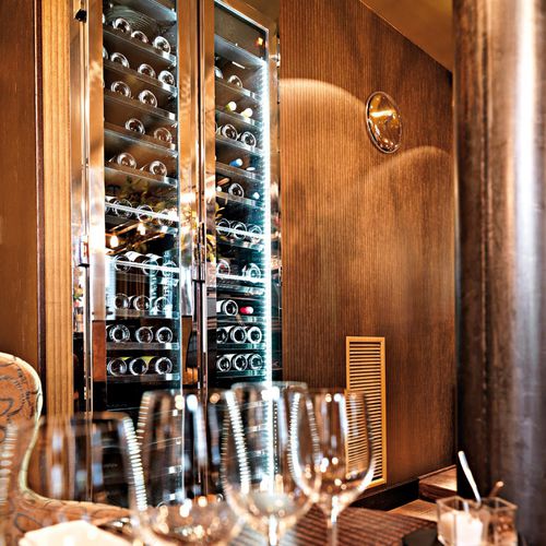 Restaurant wine cabinet - FLOTTES O. TREMENT - PROVINTECH - built-in / stainless steel / glazed