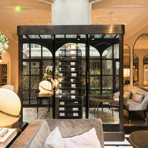 Bar wine cabinet - NARCISSE BLANC - PROVINTECH - free-standing / glass / glazed