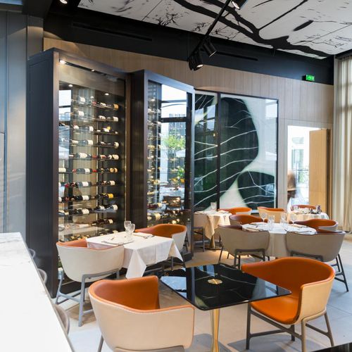 Bar wine cabinet - LE 5 CODET - PROVINTECH - free-standing / stainless steel / glazed