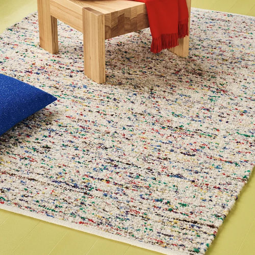 Contemporary rug - TECHNICOLOUR FLOCK  - KVADRAT - multi-color / cotton / New Zealand wool
