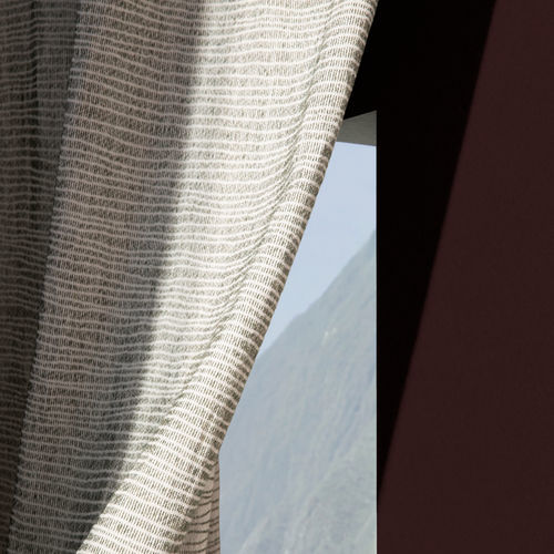 Curtain fabric - STREAM LINE - KVADRAT - wave pattern / wool / cotton