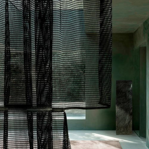 Curtain fabric - MAGNET - KVADRAT - plain / polyester / mesh
