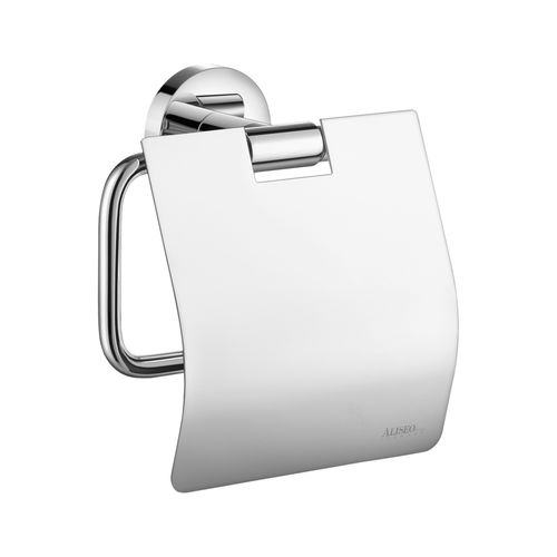 Wall-mounted toilet roll holder - NOW - Aliseo - brass / chrome / polished