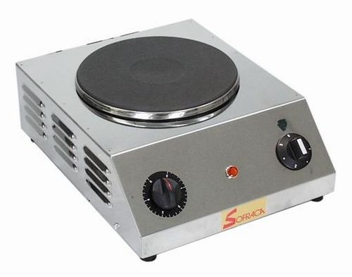 Electric cooktop - 27132S - SOFRACA - commercial / 1 burner / countertop