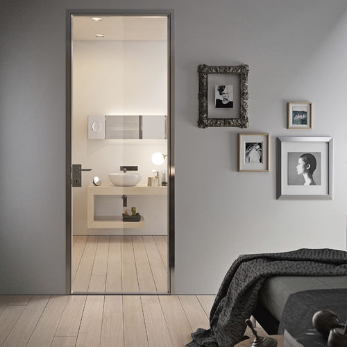Interior door - G-LIKE : 1VT 35MM - GIDEA - aluminum / laminate / swing