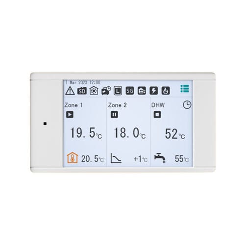 Built-in heating controller - FTC7 - MITSUBISHI ELECTRIC - remote / touch screen