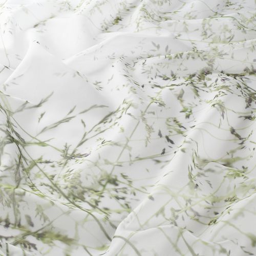 Patterned sheer curtain fabric - PIECE OF LAWN - JAB ANSTOETZ FABRICS - floral / polyester / printed