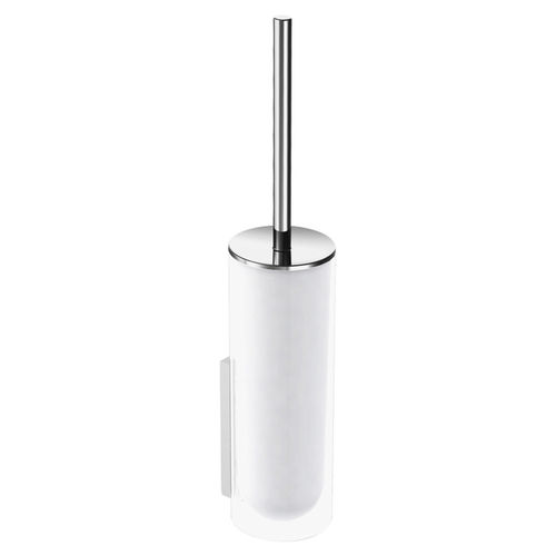 Chromed metal toilet brush - 11564  - KEUCO - glass / wall-mounted / for hotel