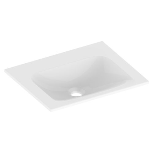 Countertop washbasin - 32930 - KEUCO - ceramic / rectangular / without hole