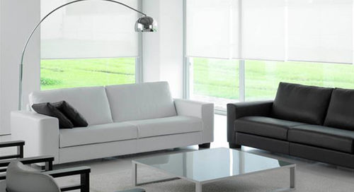 Corner sofa - DEFINY - GRASSOLER - contemporary / fabric / leather
