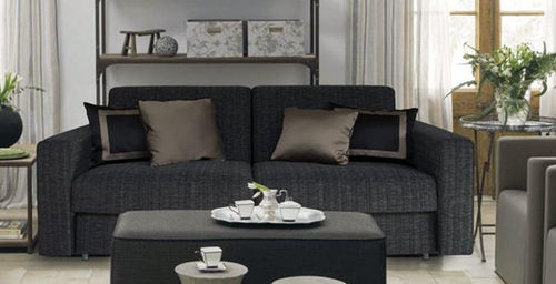 Sofa bed - SENECA - GRASSOLER - contemporary / fabric / with removable cover