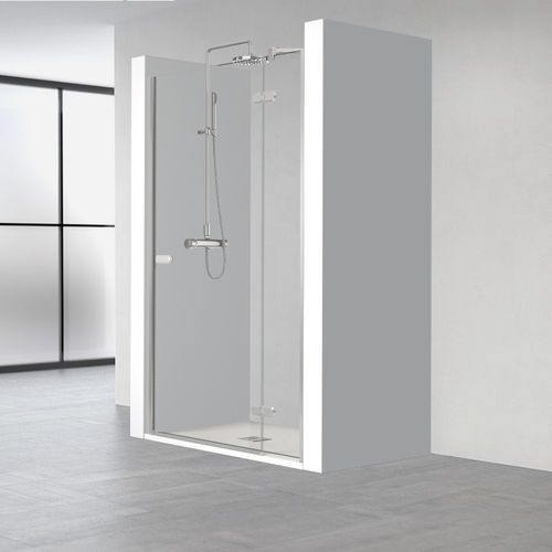 Swing shower screen - GA-206 - PROFILTEK - fixed / folding / for alcoves