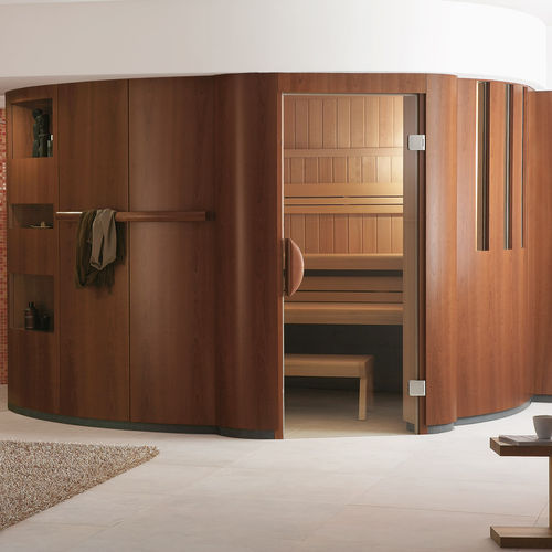 Home sauna - CHARISMA - KLAFS - wooden / for indoor use / prefab