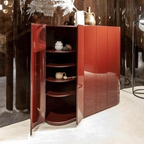 Contemporary sideboard - Collectionist - LAURAMERONI - lacquered wood / stained wood / with drawers