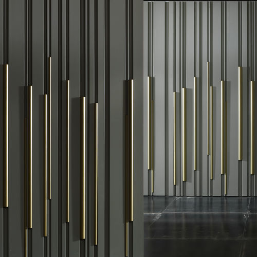 Wall-mounted decorative panel - BAMBOO - LAURAMERONI - for door / wood / smooth